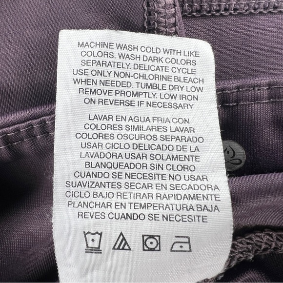 SIZE XS PURPLE ATHLETIC ACTIVEWEAR STRETCH PULL ON POCKETS YOGA - Picture 11 of 11